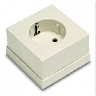 BASE TOMA TIERRA LATERAL SUPERFICIE 5023 BLANCO