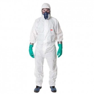 BUZO PROTECTOR DESECHABLE BLANCO T/L P4515BL