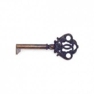 LLAVE LATON E42CU CUERO 40MM 8000/1983