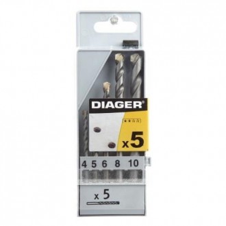 ESTUCHE 5 BROCAS FLASH DIAGER D251C