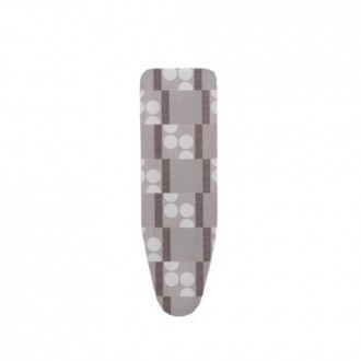 FUNDA PLANCHA MULETON LOGOS GRIS 125X44