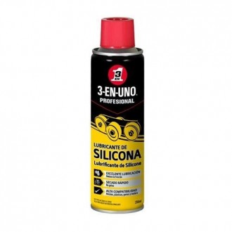 LUBRICANTE DE SILICONA 3 EN 1 PROFESIONAL 250 ML.