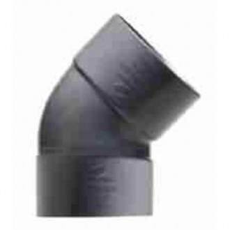 ENLACE CODO 45º MACHO PVC EVACUACION 40 MM