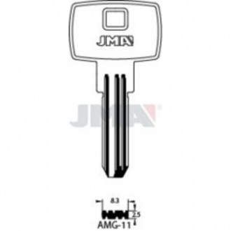 LLAVES JMA LATON SEGURIDAD AMG-11
