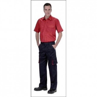 PANTALON REFORZADO CARGO AZUL TALLA 42