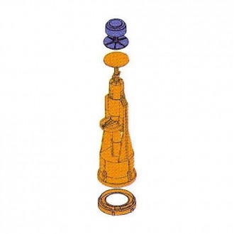 CONJUNTO CAMPANA UNIVERSAL CISTERNA BAJA TYFON 4