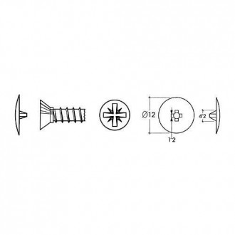 TAPA PARA TORNILLO ABC-SPAX 52 BEIGE (CENT.)