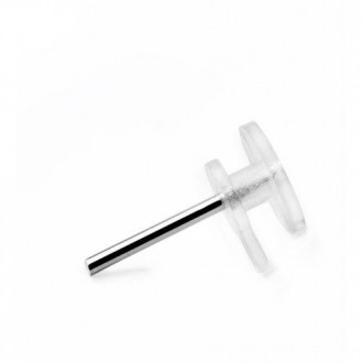 COLGADOR PARED TRANSPARENTE 10 UDS.