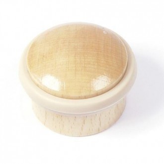 TOPE PUERTA ADHESIVO CILÍNDRICO MADERA HAYA
