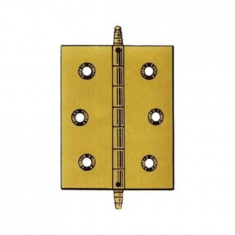 BISAGRAS LATON CON REMATE RF.207 LIM 40X35