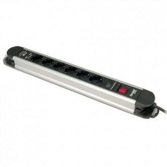 BASE 6 TOMAS + 2 USB CON INTERRUPTOR 22006
