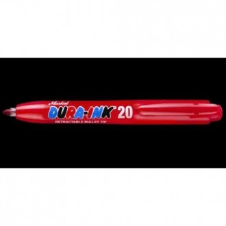ROTULADOR RETRACTIL DURA-INK 20 ROJO