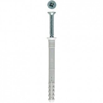 TACO CLAVABLE CON TORNILLO 5X30 5(BL.) BZTCCA05030