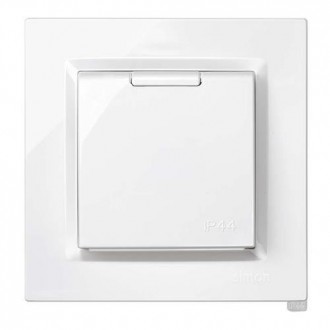 ENCHUFE SCHUKO MONOBLOC BLANCO. SER 10 F1091450030