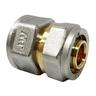 ENLACE COMPRESION RECTO HEMBRA MULTICAPA DN25X1