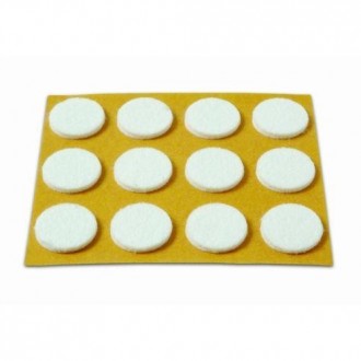 DESLIZADORES FIELTRO BLANCO 20MM B70730B