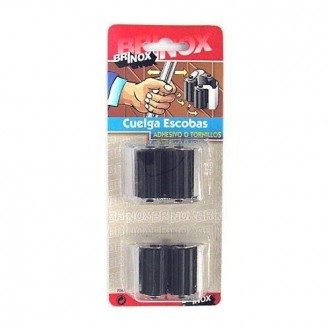 CUELGA ESCOBAS CON ROD INOXIDABLE (DISPLAY-2) 7064