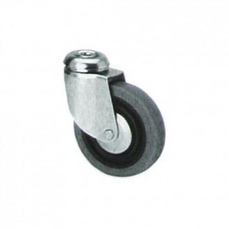 RUEDA GIRATORIA GOMA BH 100 MM. 3-0008