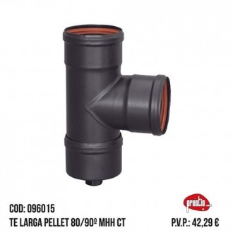 TE LARGA PELLET 80/90º MHH CT 096015