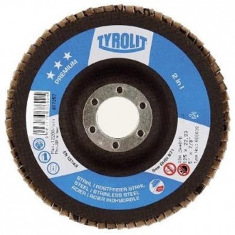 DISCO LAMINAS ACERO/INOXIDABLE 125X22 ZA80-B