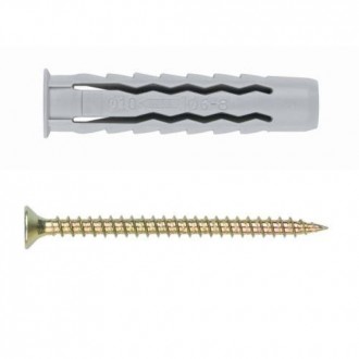 TACO EXPANSIVO CON TORNILLO 6X30 (BL.) BZTPPOTS06