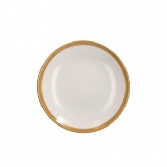 PLATO POSTRE WOODY BEIGE 21CM TOG104