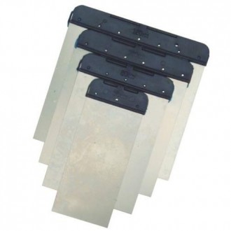 ESPATULAS FLEXIBLES EMPLASTECER INOX. (JUEGO-4)