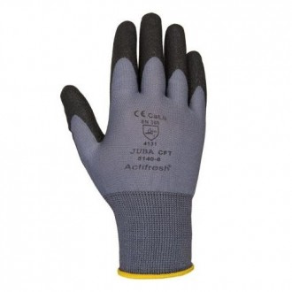 GUANTE NYLON/PVC NEGRO CFT H5140-M PAR