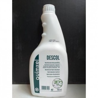 DESINFECTANTE HIDROALCOHOLICO SUPERFICIES 750ML.