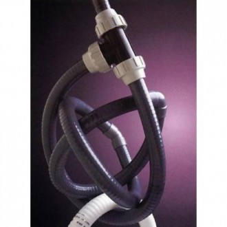 HIDROTUBO 16X20 GRIS ROLLO 25 M.