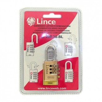 CANDADO LATONADO 200-30 COMBINACION