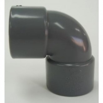 ENLACE CODO 90º HEMBRA PVC EVACUACION 40 MM