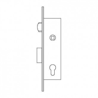 CERRADURA PUERTA METALICA 2206/15/HZ TESA