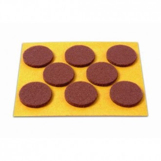 DESLIZADORES FIELTRO 25MM MARRON B70710M