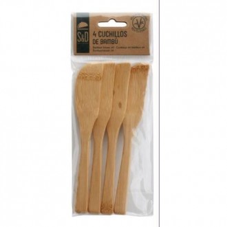 SET 4 CUCHILLOS BAMBU KA3899