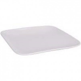 PLATO CUADRADO PORCELANA BLANCO 26CM Q81000070