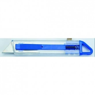 CUTTER TRANSPARENTE RETRACTIL 130X19