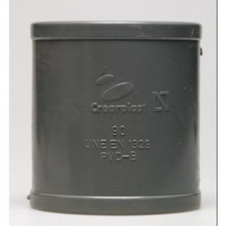 ENLACE RECTO PVC EVACUACION 40 MM