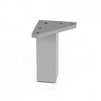 PATA MUEBLE CUADRADA ABS 40X100MM AL.MATE 50013AL