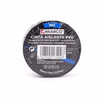 CINTA AISLANTE M13 20MX19MM. GRIS 26665