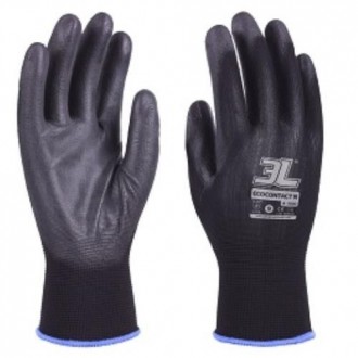 GUANTE PU S/COSTURAS ECOCONTACT N (BL.) A2000 T- 8
