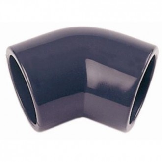 ENLACE CODO 45º HEMBRA PVC PRESION 20 MM