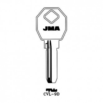 LLAVIN LATON SEGURIDAD CVL-9D