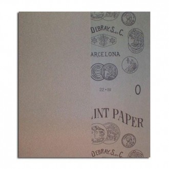 PAPEL DE LIJA MEDALLAS 0 63642535157
