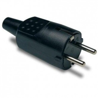 CLAVIJA 4,8 MM. CAUCHO 16 AH. NEGRA 1104