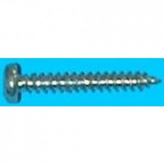 TORNILLO ROSCA CHAPA CABEZA ALOMADA 4,80X25 ZN BL.