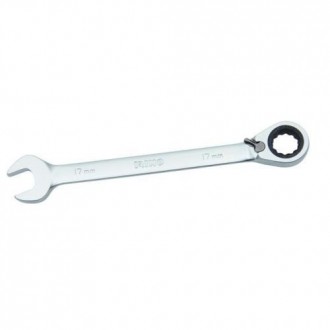 LLAVE COMBINADA C/CARRACA REVERSIBLE 17MM.18-17-1