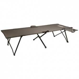CAMA PLEGABLE ACERO C/MESA Y PORTAVASOS - COLEMAN