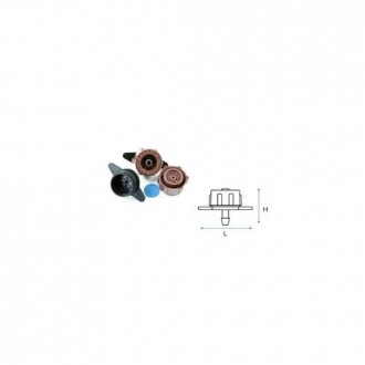 GOTERO AUTOCOMPENSANTE "KEY-ORVEL" 8L/H