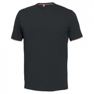 CAMISETA RAPALLO 100% COTONE NEGRO 8182 T-XL